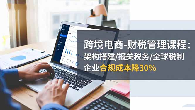 跨境电商-财税管理课程：架构搭建/报关税务/全球税制，企业合规成本降30%-白马联创