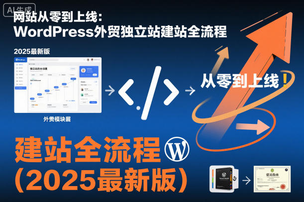 网站从零到上线：WordPress外贸独立站建站全流程(2025最新版)-白马联创