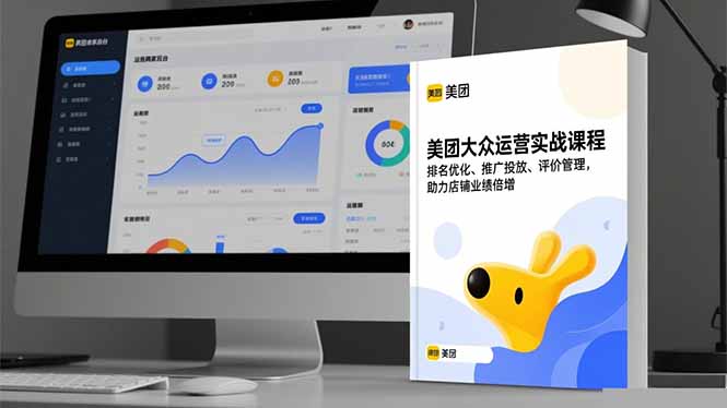 美团大众运营实战课程,排名优化、推广投放、评价管理,助力店铺业绩倍增-白马联创